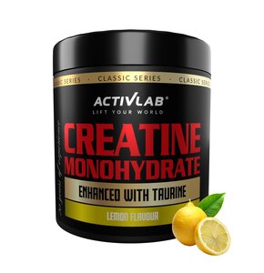 Monohydrat kretyny ACTIVLAB Creatine Monohydrate Cytrynowy (300 g)