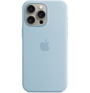 Etui APPLE Silicone Case MagSafe do iPhone 15 Pro Max Jasnoniebieski