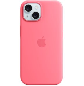 Etui APPLE Silicone Case MagSafe do iPhone 15 Różowy