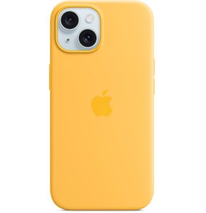 Etui APPLE Silicone Case MagSafe do iPhone 15 Promienny