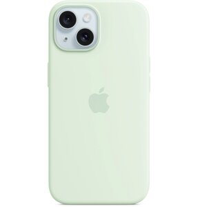 Etui APPLE Silicone Case MagSafe do iPhone 15 Pastelowa mięta