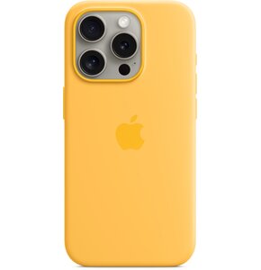 Etui APPLE Silicone Case MagSafe do iPhone 15 Pro Promienny