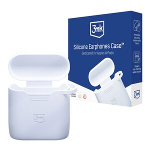 Etui 3MK Silicone Earphones Case do Apple AirPods 2nd gen. Biały