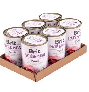 Karma dla psa BRIT Paté & Meat Jagnięcina 6 x 400 g