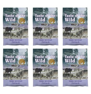 Karma dla psa TASTE OF THE WILD Sierra Mountain Jagnięcina 6 x 2 kg