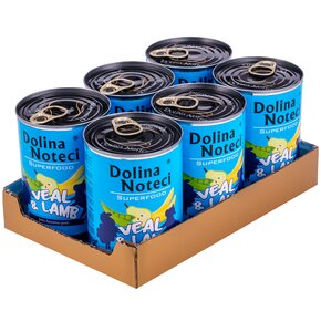 Karma dla psa DOLINA NOTECI Superfood z cielęciną i jagnięciną 6 x 400 g