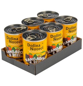 Karma dla psa DOLINA NOTECI Superfood z kangurem i wołowiną 6 x 400 g