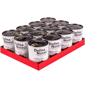 Karma dla psa DOLINA NOTECI Premium Pure bogata w dziczyznę 12 x 800 g