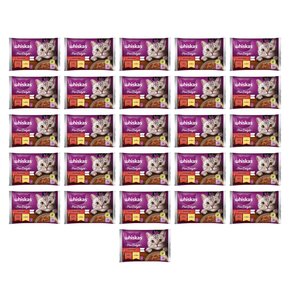 Karma dla kota WHISKAS Pure Delight Wołowina z kurczakiem (104 x 85 g)