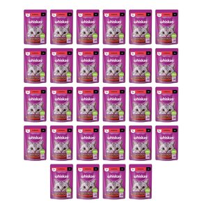 Karma dla kota WHISKAS Wołowina w sosie 28 x 85 g