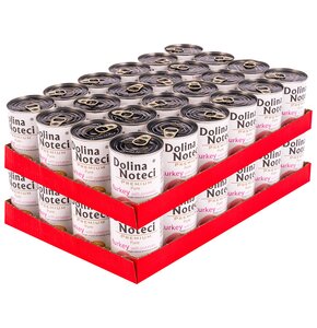 Karma dla psa DOLINA NOTECI Premium Pure bogata w indyka z ziemniakami 48 x 400 g