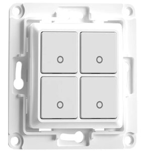 Włącznik ścienny SHELLY Wallswitch4White Biały