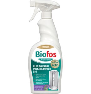 Płyn do czyszczenia kabin prysznicowych BIOFOS Professional Bio 750 ml