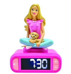 Zabawka budzik z lampką nocną LEXIBOOK Barbie RL800BB