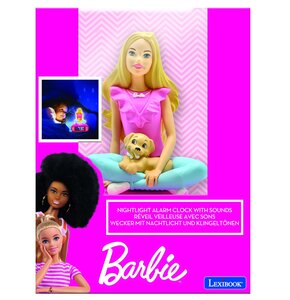 Budzik z lampką nocną LEXIBOOK Barbie RL800BB