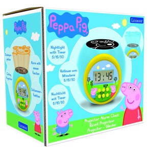 Zabawka budzik z projektorem LEXIBOOK Świnka Peppa RL977PP