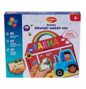 Zabawka interaktywna DUMEL Dźwięki wokół nas Farma DG 82450