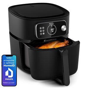 Air Fryer Frytkownica beztłuszczowa PHILIPS Ovi Smart 2.0 XXL HD9876/90 Air Fryer (Wi-Fi) ponad 1000 przepisów