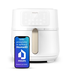 Air Fryer Frytkownica beztłuszczowa PHILIPS Connected XXL HD9285/00 (Wi-Fi) z dostępem do ponad 1000 darmowych przepisów