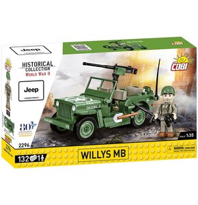 Klocki plastikowe COBI Historical Collection World War II Willys MB COBI-2296