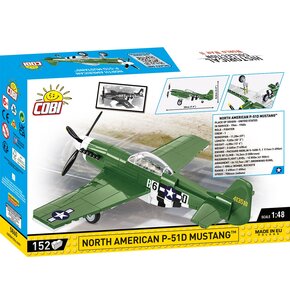 Klocki plastikowe COBI Historical Collection World War II P-51D Mustang COBI-5860