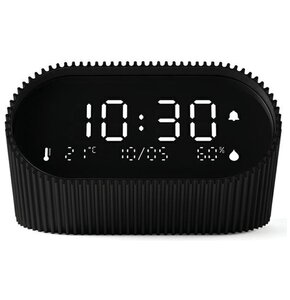 Budzik LEXON Ray Clock LR155MN3 Czarny