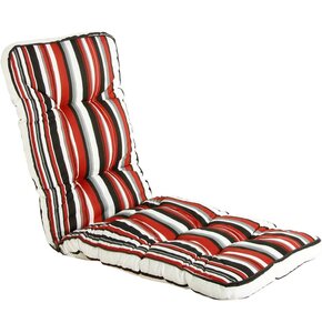 Poduszka na fotel PATIO Lena C001-03PB Biało-czarno-czerwony
