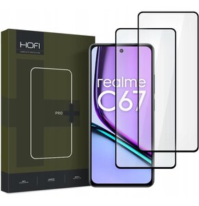 Szkło hartowane HOFI Glass Pro+ dla Realme C67 4G/LTE Czarny (2 szt.)