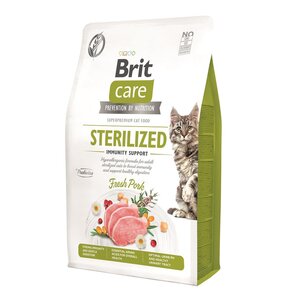 Karma dla kota BRIT CARE Grain Free Sterilized Immunity Support z wieprzowiną 400 g