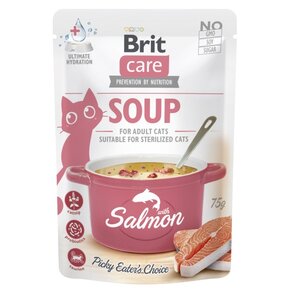 Karma dla kota BRIT CARE Soup z łososiem 75 g