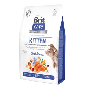 Karma dla kota BRIT CARE Grain-Free Kitten Immunity Świeży Łosoś 0.4 kg
