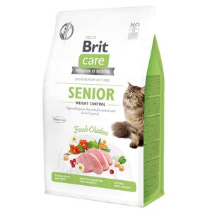 Karma dla kota BRIT CARE Senior Weight Control Świeży Kurczak 400 g