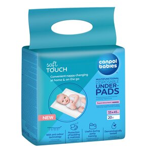 Podkłady higieniczne CANPOL BABIES 78/009 33 x 45 cm (20 szt.)