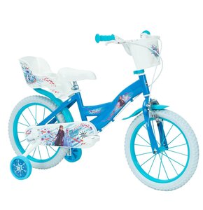 Rower dziecięcy HUFFY Disney Kraina Lodu 14 cali dla dziewczynki Niebieski