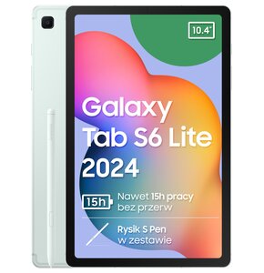 Tablet SAMSUNG Galaxy Tab S6 Lite 2024 10.4" 4/64 GB Wi-Fi Miętowy + Rysik S Pen