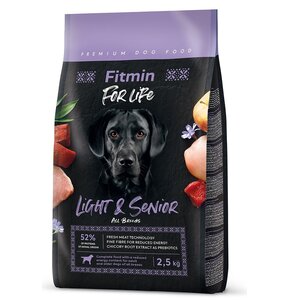 Karma dla psa FITMIN Dog For Life Light & Senior Drób 2.5 kg