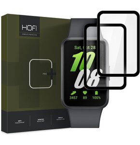 Szkło hybrydowe HOFI Hybrid Pro+ do Samsung Galaxy Fit 3 Czarny (2szt.)