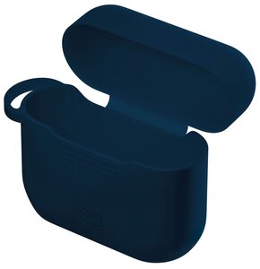 Etui na słuchawki 3MK Silicone Case AirPods Pro Granatowy