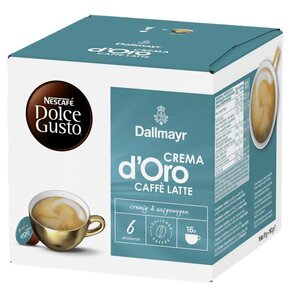 Kapsułki NESCAFE Dallmayr Crema D Oro Caffe Latte do ekspresu Nescafe Dolce Gusto