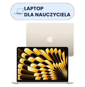 Laptop APPLE MacBook Air 2024 13.6" M3 8GB RAM 512GB SSD macOS Księżycowa poświata