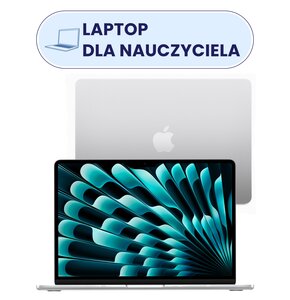 Laptop APPLE MacBook Air 2024 13.6" M3 8GB RAM 256GB SSD macOS Srebrny