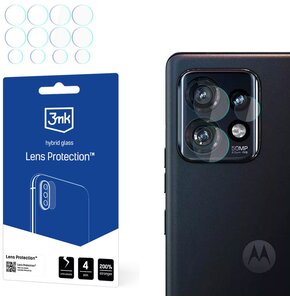 Szkło hybrydowe na obiektyw 3MK Lens Protection do Motorola Edge 50 Pro