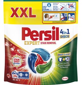 Kapsułki do prania PERSIL Discs Expert 4 in 1 Stain - 34 szt.