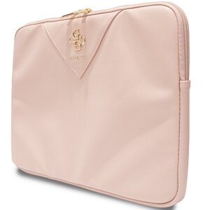 Etui na laptopa GUESS Triangle 4G 13-14 cali Różowy