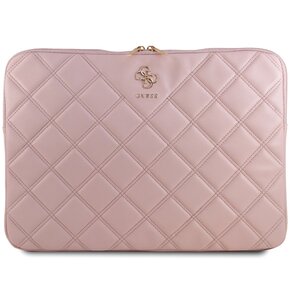 Etui na laptopa GUESS Quilted 4G 16 cali Różowy