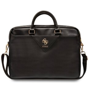 Torba na laptopa GUESS Triangle 4G 16 cali Czarny