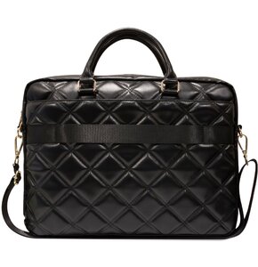 Torba na laptopa GUESS Quilted 4G 16 cali Czarny