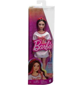 Lalka Barbie Fashionistas Sukienka opalizujące kropki HRH12