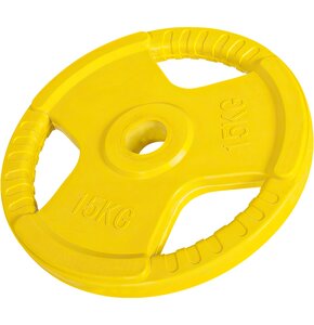 Obciążenie GORILLA SPORTS Grip 51 (15 kg) Żółty