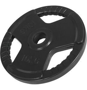 Obciążenie GORILLA SPORTS Grip 51 (10 kg) Czarny